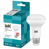 Лампа светодиодная IEK 8 Вт E27 рефлектор 4000 К нейтральный белый свет