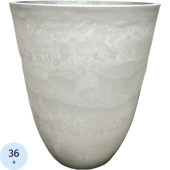 Горшок для цветов GreenShip 36 л светло-серый (46x39 см)