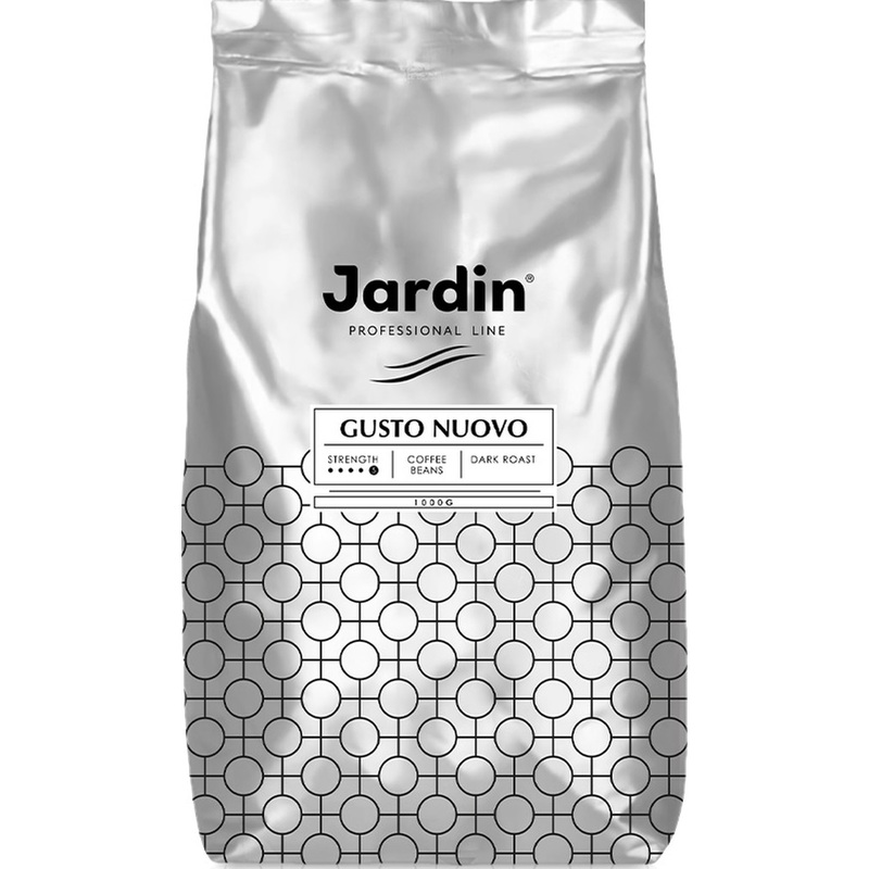 Кофе в зернах Jardin Gusto Nuovo 100% арабика 1 кг (пакет)