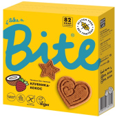 Печенье Bite клубника-кокос 115 г