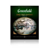 Чай черный Greenfield Earl Grey Fantasy 100 пакетиков (бергамот)