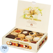 Печенье сдобное Бискотти ассорти 750 г купить в интернет-магазине товаров для офиса и дома ТопГрад с доставкой