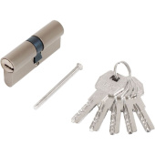 Замок врезной дверной Max 70 матовый никель 35х35 мм