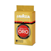 Кофе молотый Lavazza Qualita Oro 250 г (вакуумная упаковка) купить в интернет-магазине товаров для офиса и дома ТопГрад с доставкой