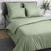 Комплект постельного белья Волшебная ночь Smoke green 1.5-спальное  поплин 50x70 см