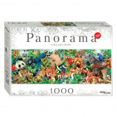 Пазл Степ пазл Мир животных Panorama 1000 элементов