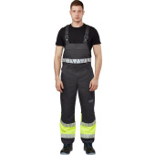 Полукомбинезон рабочий летний мужской Равелин с СОП лимонный/графит (размер 56-58, рост 182-188)