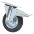 Колесо для тележки поворотное с тормозом 160 мм (1027197) купить в интернет-магазине товаров для офиса и дома ТопГрад с доставкой