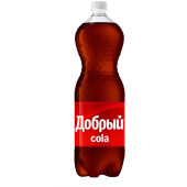 Напиток Добрый Cola газированный 1.5 л купить в интернет-магазине товаров для офиса и дома ТопГрад с доставкой