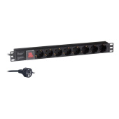 Блок розеток ExeGate ServerPro PDU-19H804 Al-8S-EU2.5CU-SW(EX280843RUS)