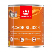 Краска фасадная Tikkurila Facade Silicon водоразбавляемая белая глубокоматовая 0.9 л