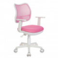 Кресло детское Бюрократ CH-W797 (ткань/сетка розовая)