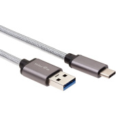 Кабель Telecom USB Type-C - USB A 2 метра (TC403M-2M)