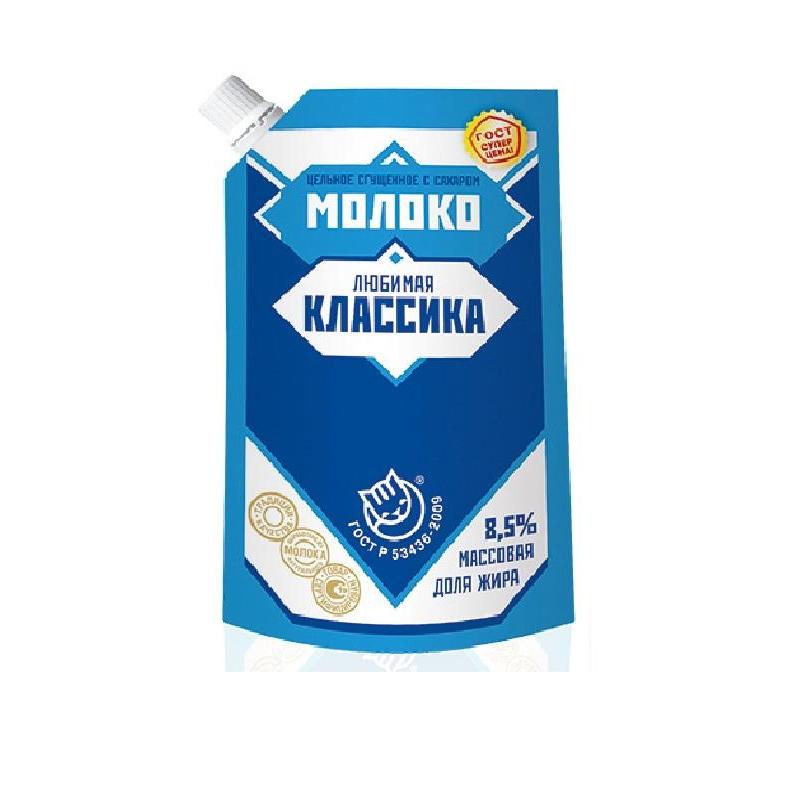 Молоко сгущенное цельное Любимая классика с сахаром 8.5% 270 г