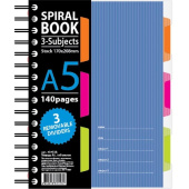 Бизнес-тетрадь Attache Spiral Book A5 140 листов синяя в клетку на спирали (170x206 мм)