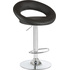 Стул барный Dobrin Mira чёрный/хромированный (искусственная кожа/металл)