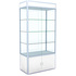 Витрина для товаров Wiko1 10050 ZD SD с подсветкой (белый/прозрачный,  970х500х1990 мм)