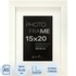 Рамка с паспарту Gloria White А5 15x20 см пластиковый багет 21 мм белая купить в интернет-магазине товаров для офиса и дома ТопГрад с доставкой