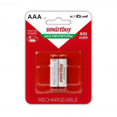 Аккумуляторные батарейки Smartbuy AAA 2BL 2 штуки (800 мАч, Ni-Mh)