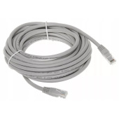 Патч-корд витая пара ExeGate UTP-RJ45-RJ45-5e-CU-15M-GY 5e 15 м