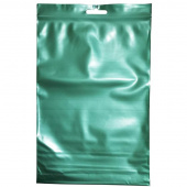 Пакет с замком Zip-Lock с европодвесом 15х22 см 60 мкм (зеленый, 100 штук в упаковке)