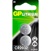 Батарейка CR2032 GP (2 штуки в упаковке)