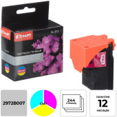 Картридж струйный Комус CL-511 2972B007 для МР 240/МР 250/МР 260/МР 270/МР 490/МР 230 цветной совместимый