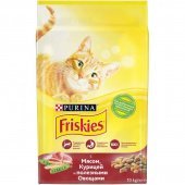 Корм для кошек сухой Friskies мясо/курица/овощи 10 кг