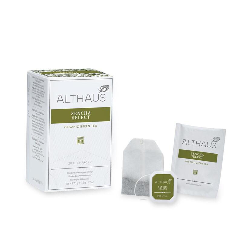 Чай зеленый Althaus Bio Sencha Select 20 пакетиков