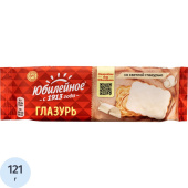 Печенье сахарное в глазури Юбилейное 121 г купить в интернет-магазине товаров для офиса и дома ТопГрад с доставкой