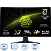 Монитор 27" MSI MAG 274CXF чёрный (9S6-3CE31T-012)