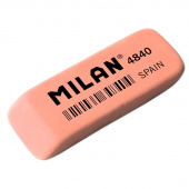 Ластик Milan 4840 каучуковый розовый 52х19х08 мм