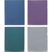 Папка уголок Attache Metallics А4 пластиковая 200 мкм (4 штуки в упаковке)