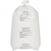 Пакеты для медицинских отходов ГК Респект класс А 110 л белый 70x110 см 18 мкм (100 штук в упаковке)