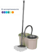 Комплект для уборки Comfort Life (швабра с насадкой и ведро 12 л с отжимом)
