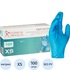 Перчатки одноразовые универсальные нитриловые Top Glove нестерильные  неопудренные размер XS (5-6) голубые (50 пар/100 штук в упаковке) БЕЗ РУ купить в интернет-магазине товаров для офиса и дома ТопГрад с доставкой