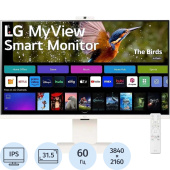 Монитор 31.5" LG 32SR85U-W белый