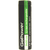 Аккумулятор 18650 3400 мАч GoPower Li-ion (00-00015349)