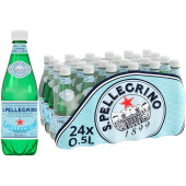 Вода минеральная S. Pellegrino газированная 0.5 л купить в интернет-магазине товаров для офиса и дома ТопГрад с доставкой