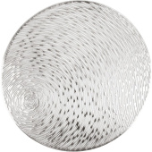 Салфетка сервировочная (плейсмат) Nouvelle Daily Аjoure 38x38 см  серебристая (4 штуки в упаковке)