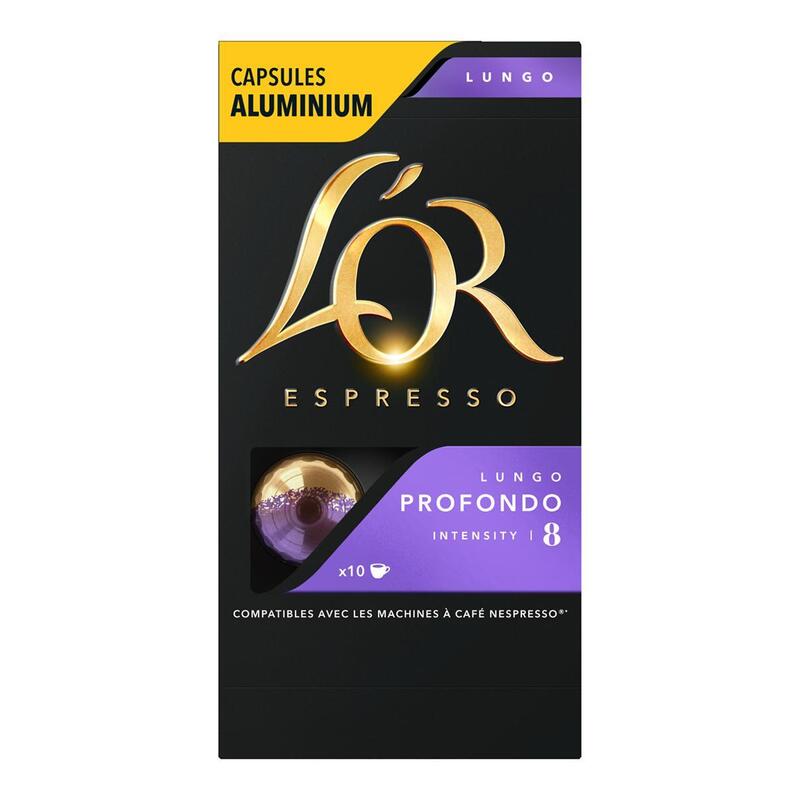 Кофе в капсулах для кофемашин L'or Espresso Lungo Profondo (10 штук в упаковке)