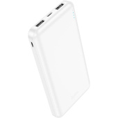 Внешний аккумулятор (power bank) Hoco J100 High-Ranking 10000 мАч белый (J100 HIGH-RANKING WHITE)