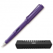 Ручка перьевая LAMY Safari цвет чернил синий цвет корпуса фиолетовый (артикул производителя 4034835)