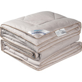 Одеяло евро макси Medsleep Sonora 220x240 см стёганое с кантом бежевое (1014.00260)