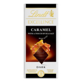 Шоколад Lindt темный с морской солью и карамелью 100 г купить в интернет-магазине товаров для офиса и дома ТопГрад с доставкой