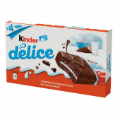 Пирожное Kinder Delice 156 г (4 штуки по 39 г)