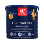 Краска Tikkurila Euro Smart 2 белая глубокоматовая 2,7 л