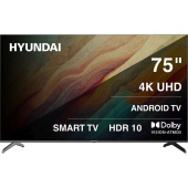 Телевизор 75" Hyundai H-LED75BU7009 черный