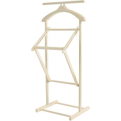 Вешалка костюмная В 21Н складная слоновая кость