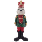 Фигурка декоративная Солдатик-зайка (21x8x6.5 см, 813142)